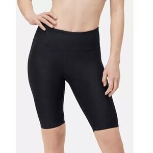 OUTDOOR VOICES Womens Double Time 10" Biker Shorts XS Charcoal Grey Mid Rise NWT